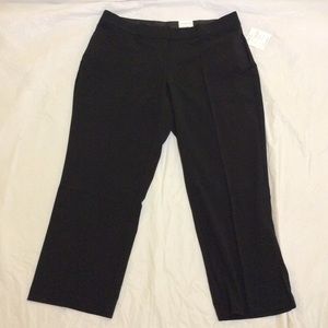 All black Plus Women’s Dress Pants Croft & Barrow
